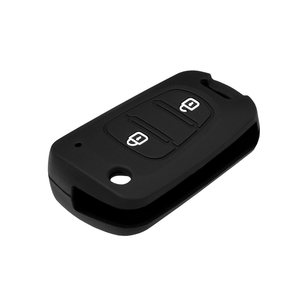Futrola za auto ključeve Techsuit 2003.04 za Hyundai Elantra / Kia Picanto, Crna