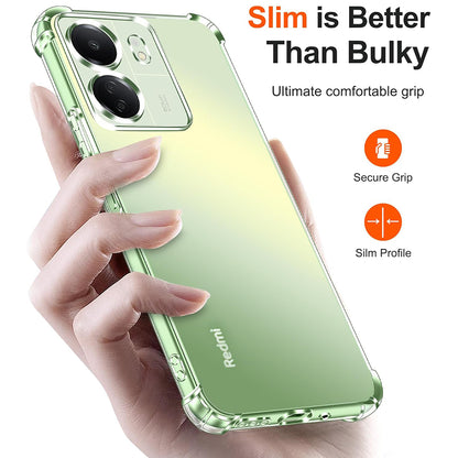Futrola sa zaštitom kamere za Xiaomi Poco C65 / Redmi 13C, Techsuit, Shockproof Clear, Providna