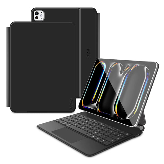 Futrola sa tastaturom za Apple iPad Pro 11 (2025) / (2024), Tech-Protect, SmartCase Magnetic, Crna