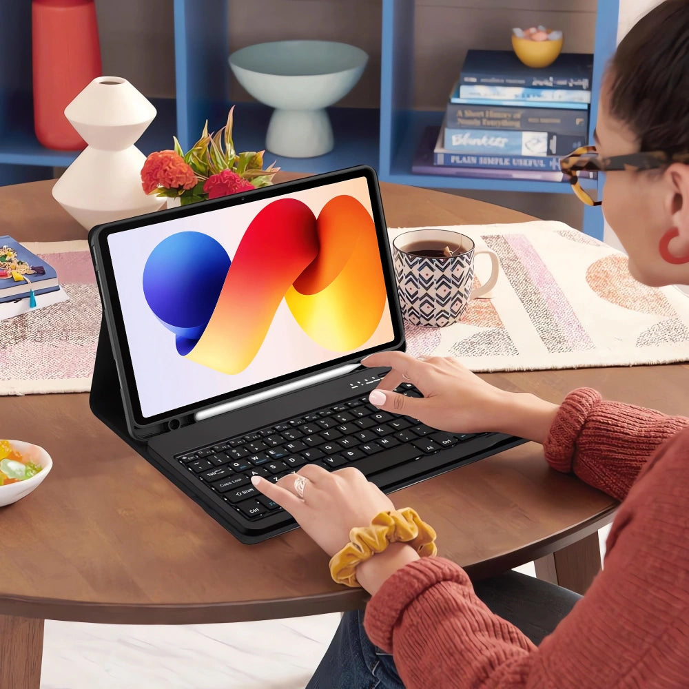 Futrola sa tastaturom za Xiaomi Poco Pad M1 / Redmi Pad 2 Pro, Tech-Protect, SC PEN, Crna