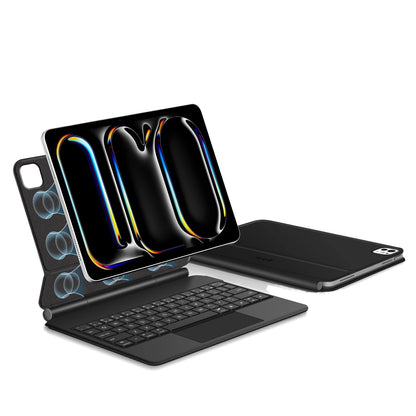 Futrola sa tastaturom za Apple iPad Pro 11 (2025) / (2024), Tech-Protect, SmartCase Magnetic, Crna
