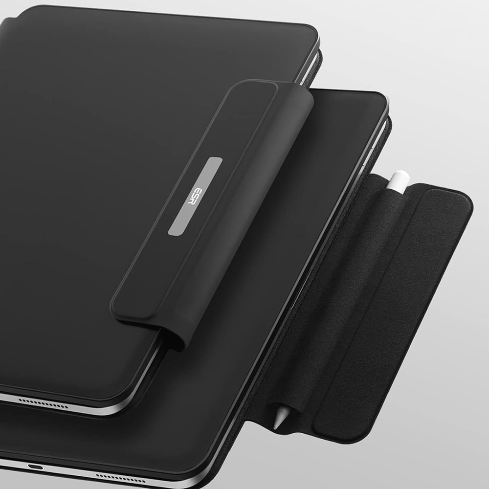 Futrola sa tastaturom za Apple iPad (2025) / (2022), ESR, Rebound, Crna, Refabrikovana