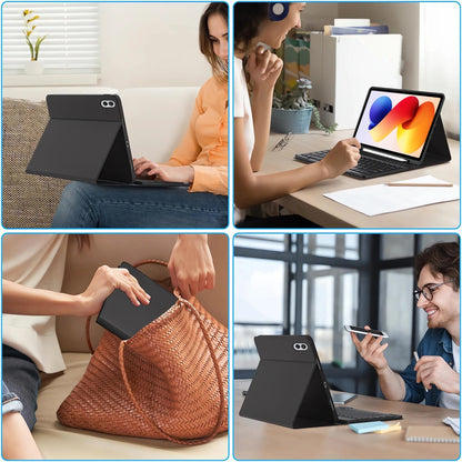 Futrola sa tastaturom za Xiaomi Poco Pad M1 / Redmi Pad 2 Pro, Tech-Protect, SC PEN, Crna