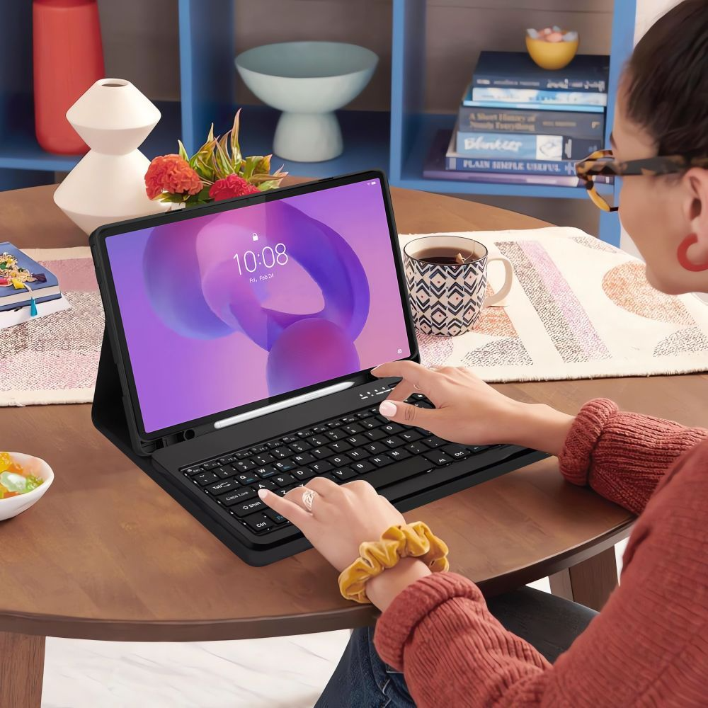 Futrola sa tastaturom za Lenovo Idea Tab Pro, Tech-Protect, SC PEN, Crna