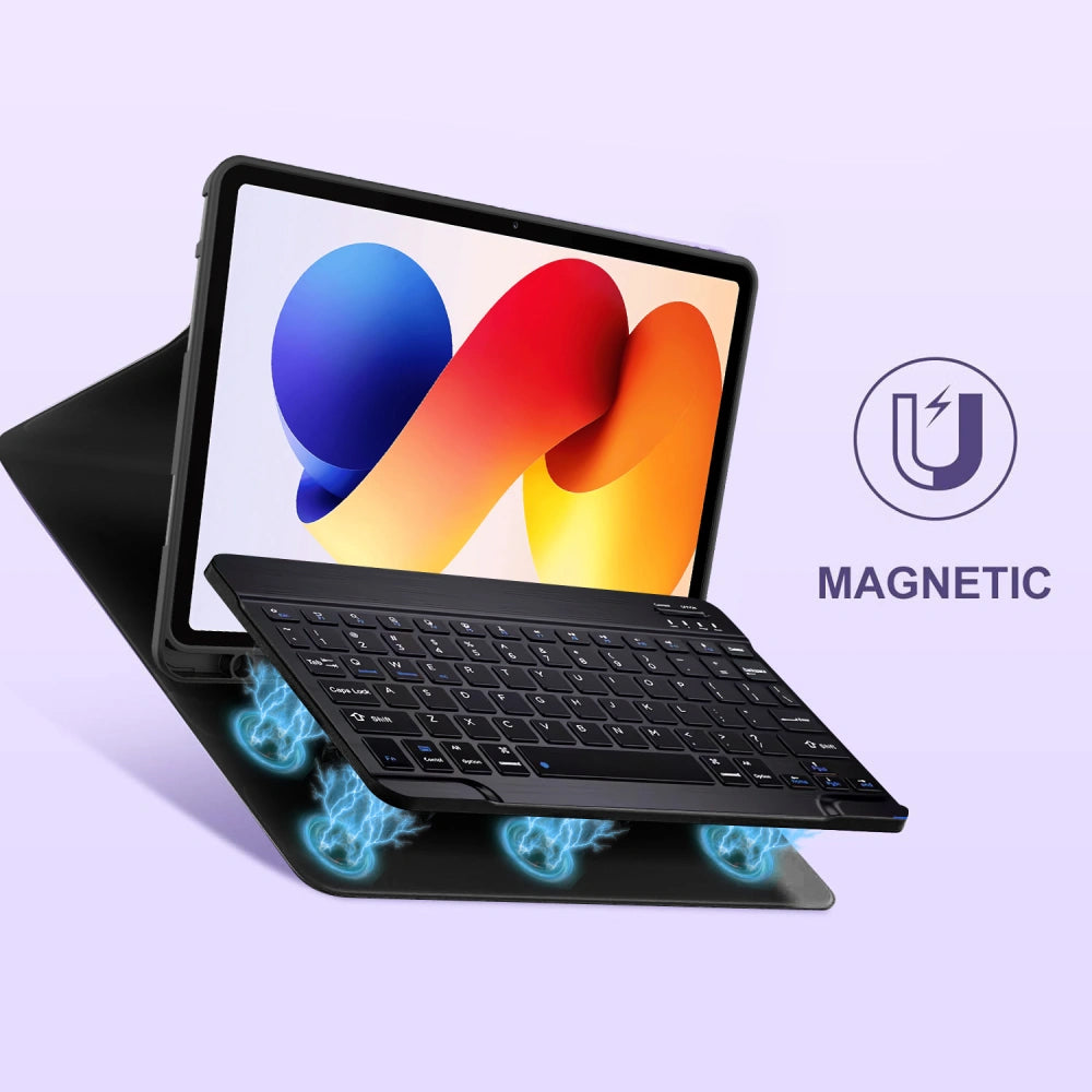Futrola sa tastaturom za Xiaomi Poco Pad M1 / Redmi Pad 2 Pro, Tech-Protect, SC PEN, Crna