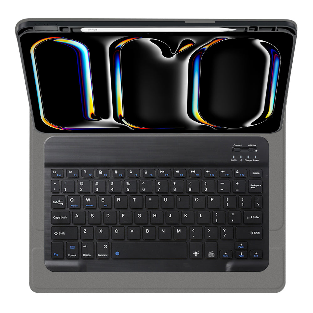 Futrola sa tastaturom za Apple iPad Pro 11 (2024), Techsuit, CozyTab, Crna