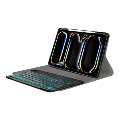 Futrola sa tastaturom za Apple iPad Pro 11 (2024), Techsuit, CozyTab, Crna