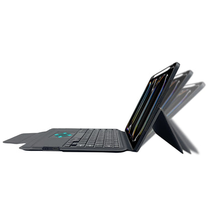 Futrola sa tastaturom za Apple iPad Pro 11 (2024), Techsuit, KeyTab Pro, Crna