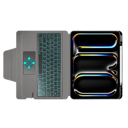 Futrola sa tastaturom za Apple iPad Pro 13 (2024), Techsuit, KeyTab Pro, Crna