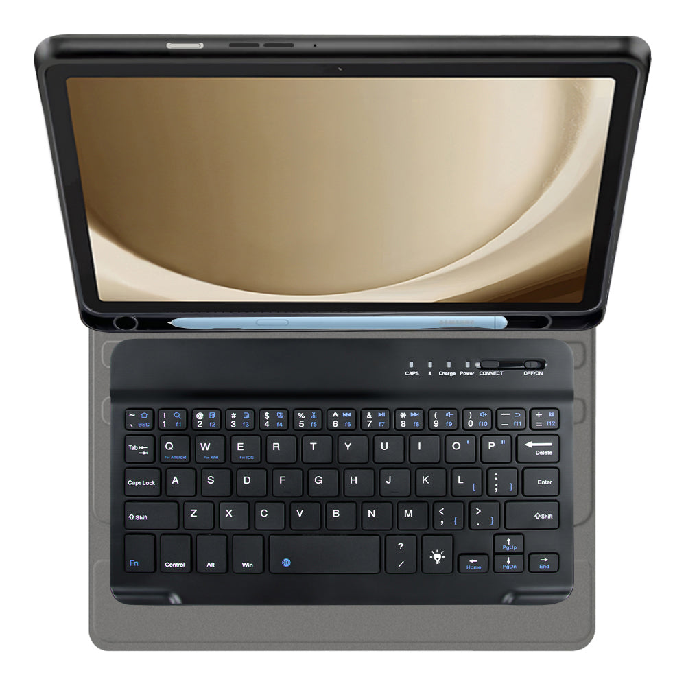 Futrola sa tastaturom za Samsung Galaxy Tab A9+, Techsuit, CozyTab, Crna