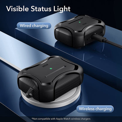 Futrola ESR Cyber Armor Tough za Apple AirPods Pro Series, Crna