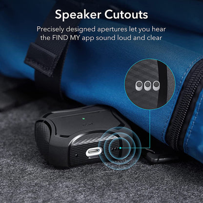 Futrola ESR Cyber Armor Tough za Apple AirPods Pro Series, Crna