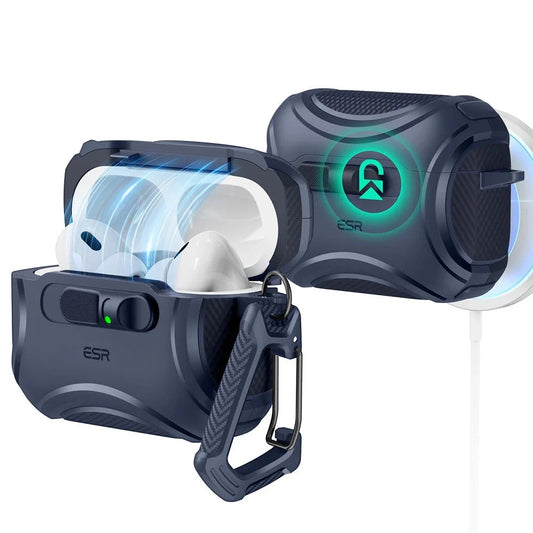 Futrola ESR Cyber FlickLock za Apple AirPods Pro 3, Plava