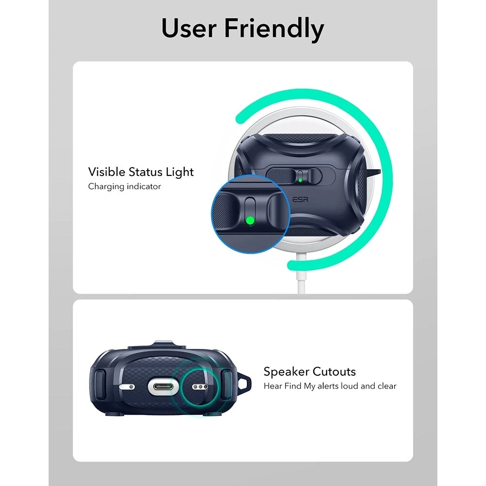 Futrola ESR Cyber FlickLock za Apple AirPods Pro 3, Plava