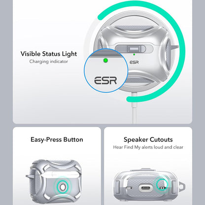 ESR Cyber futrola za Apple AirPods Pro Series, Siva