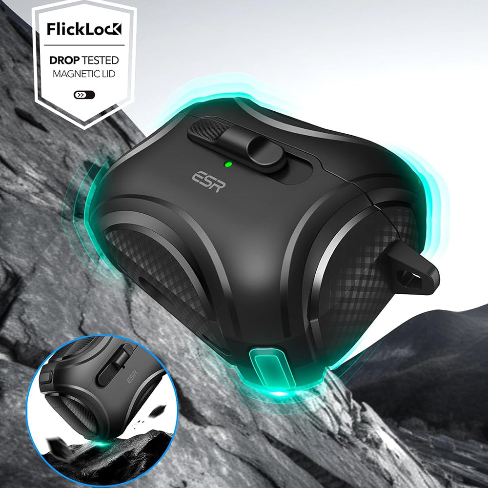 Futrola ESR Cyber za Apple AirPods Pro seriju, Crna