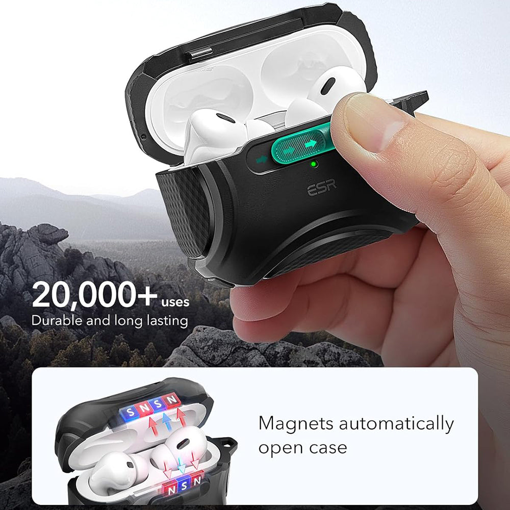 Futrola ESR Cyber za Apple AirPods Pro seriju, Crna