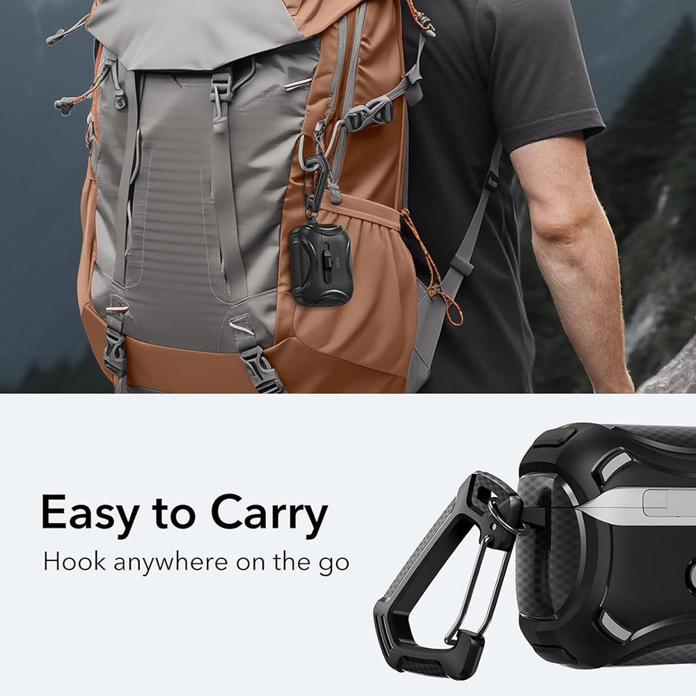 Futrola ESR Cyber za Apple AirPods Pro seriju, Crna