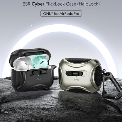 Futrola ESR Cyber za Apple AirPods Pro seriju, Crna