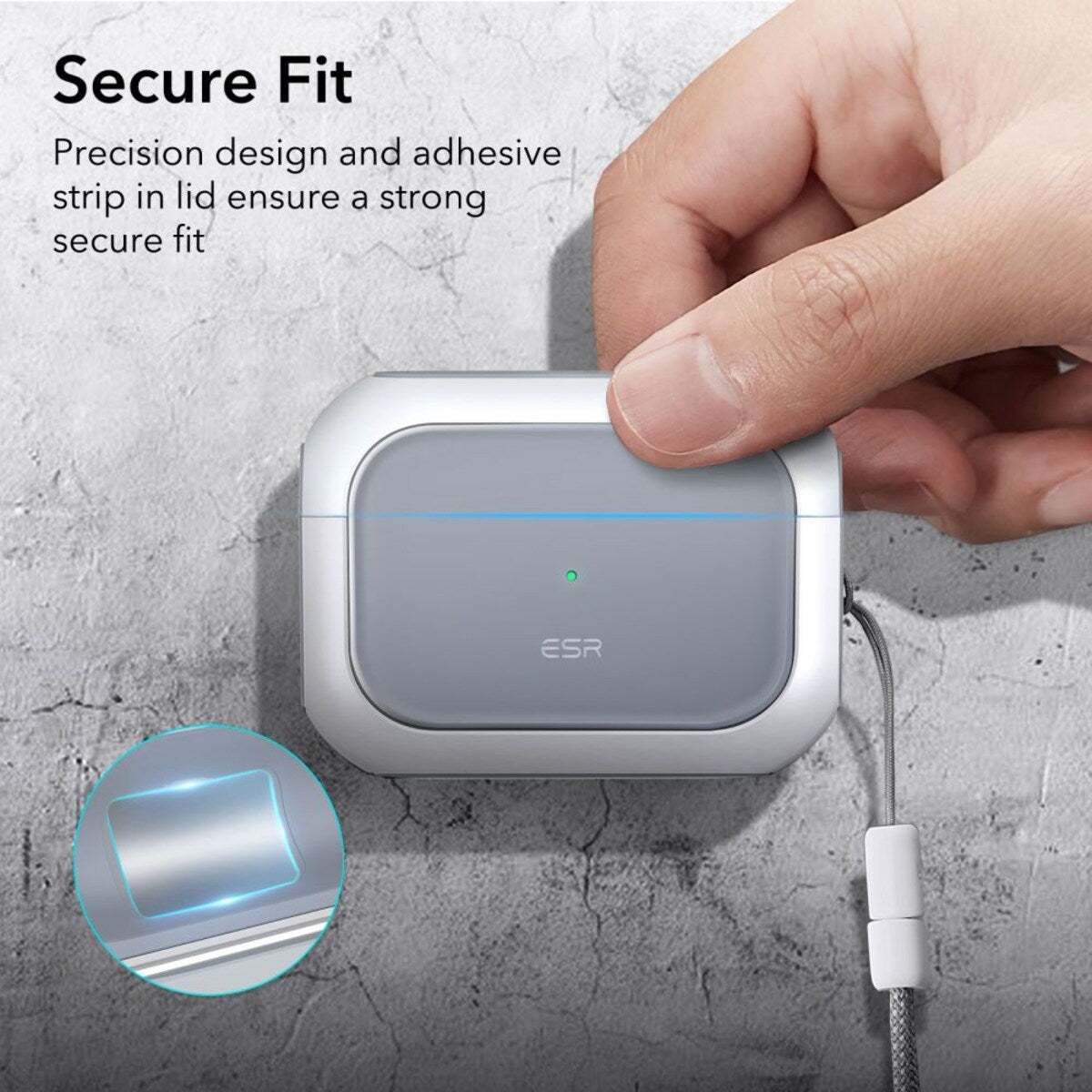 Futrola ESR Orbit Hybrid za Apple Airpods Pro 3, Bela