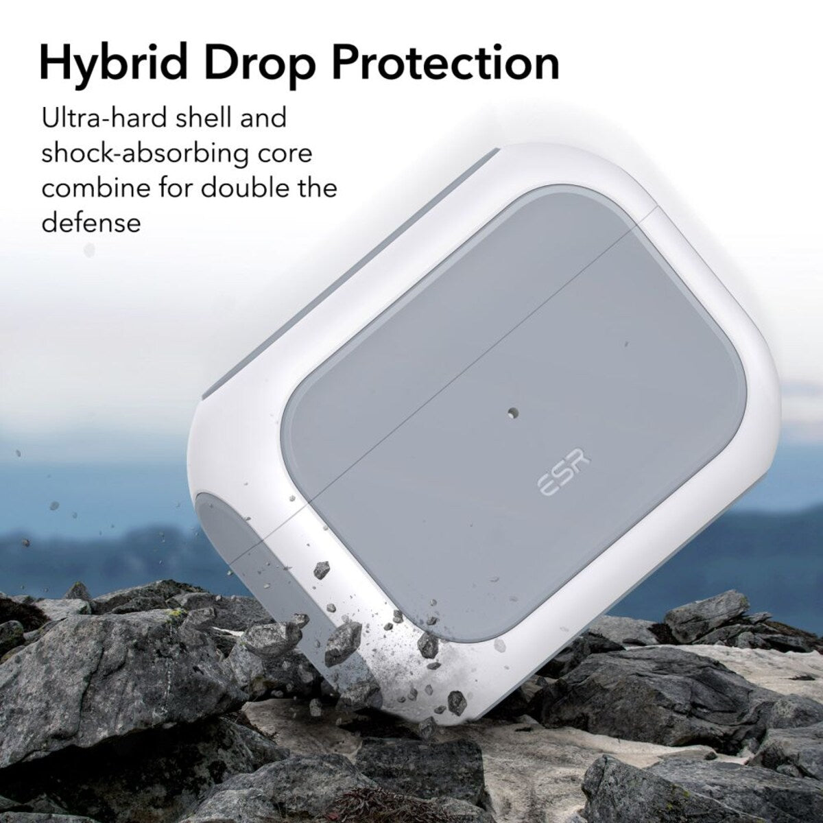 Futrola ESR Orbit Hybrid za Apple Airpods Pro 3, Bela