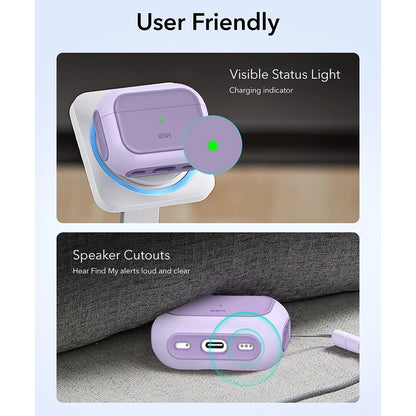 Futrola ESR Orbit Hybrid za Apple AirPods Pro 3, Ljubičasta