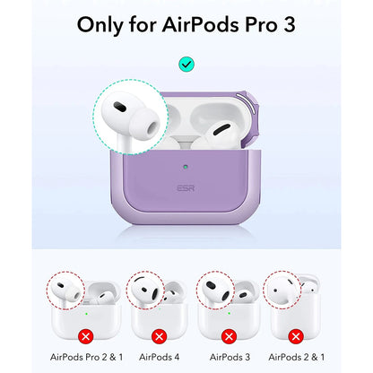 Futrola ESR Orbit Hybrid za Apple AirPods Pro 3, Ljubičasta