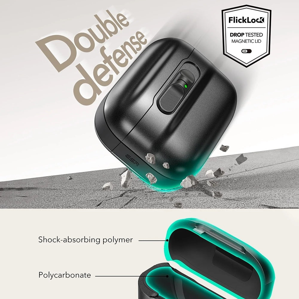Futrola ESR Pulse Magnetic FlickLock za Apple AirPods Pro 3, Bela