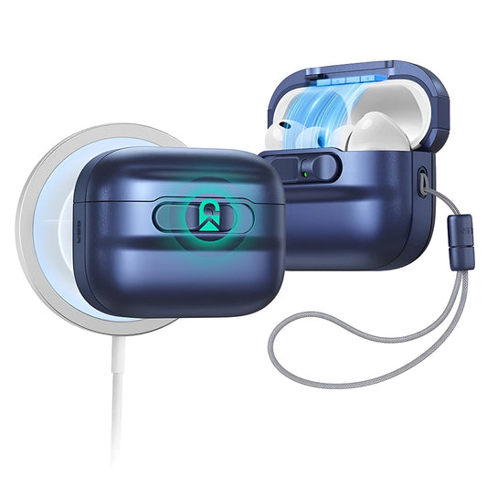Futrola ESR Pulse Magnetic FlickLock za Apple AirPods Pro 3, Tamnoplava