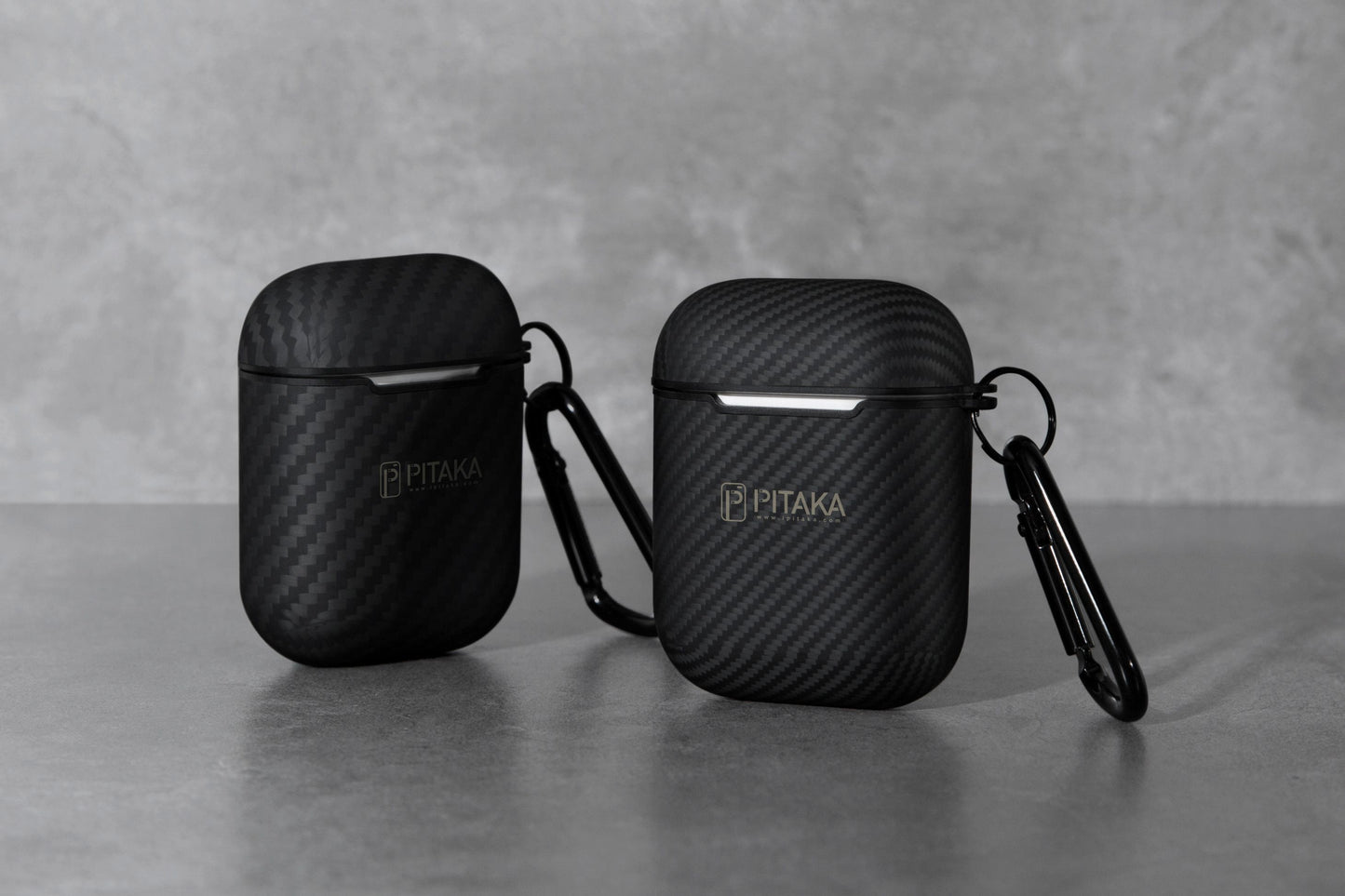 Pitaka Air Pal Case for Apple AirPods Gen 2 / Gen 1, Black APM1001 APM1001