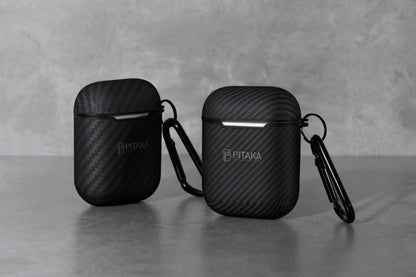Pitaka Air Pal Case for Apple AirPods Gen 2 / Gen 1, Black APM1001 APM1001