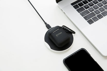 Pitaka Air Pal Case for Apple AirPods Gen 2 / Gen 1, Black APM1001 APM1001