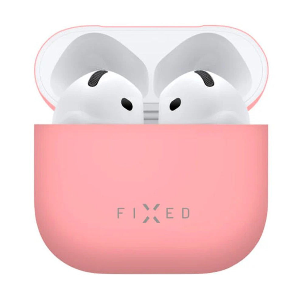 Futrola Fixed Silky za Apple AirPods 4, Roze