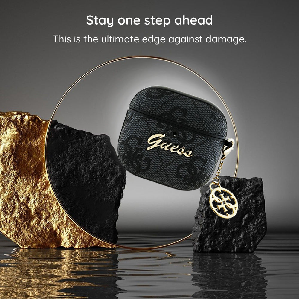 Futrola Guess 4G Charm za Apple AirPods 4, Braon