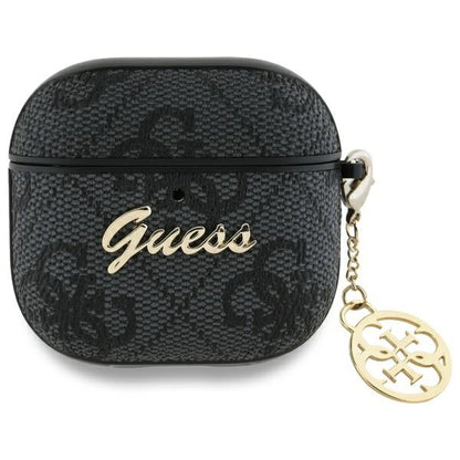 Futrola Guess 4G Charm za Apple AirPods 4, Crna