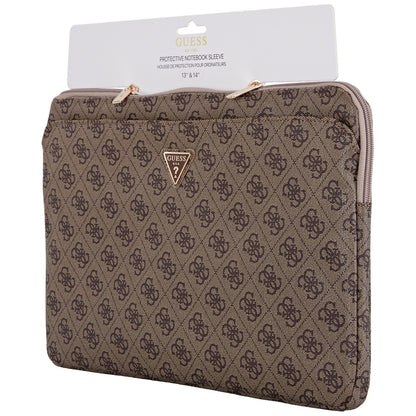 Futrola Guess 4G Triangle Logo za Laptop 14inch, Braon