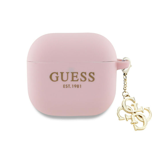 Futrola Guess W/4G Charm za Apple AirPods 4, Roze