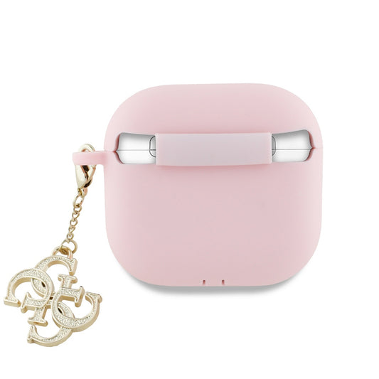 Futrola Guess W/4G Charm za Apple AirPods 4, Roze