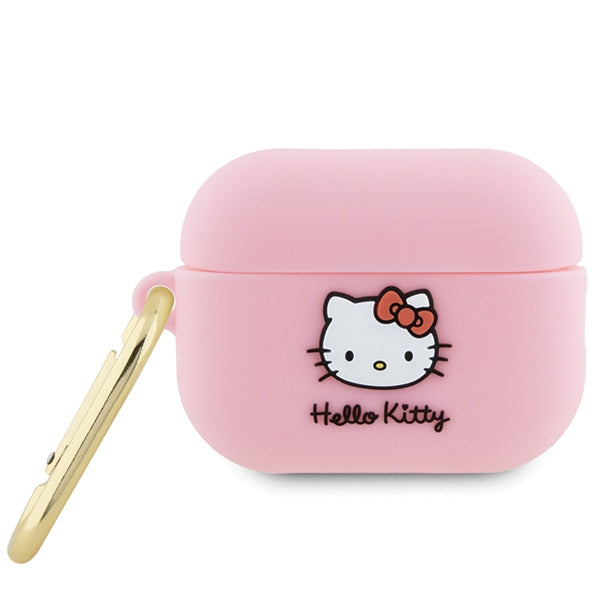 Futrola Hello Kitty 3D Kitty Head za Apple AirPods Pro 2, Roze
