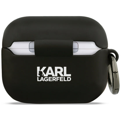 Futrola Karl Lagerfeld 3D Karl's Head za Apple Airpods Pro 3, Crna