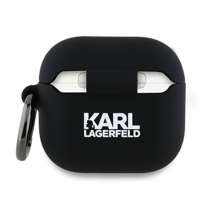 Futrola Karl Lagerfeld 3D Karl's Head za Apple AirPods 4, Crna