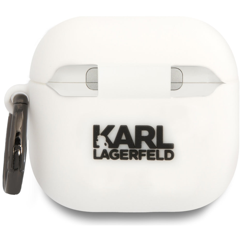 Futrola Karl Lagerfeld 3D NFT Karl's Head za Apple AirPods 4, Bela
