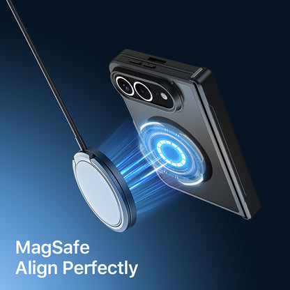 MagSafe maska sa zaštitom šarke za Apple iPhone Duo, DUX DUCIS, Aimo, crna