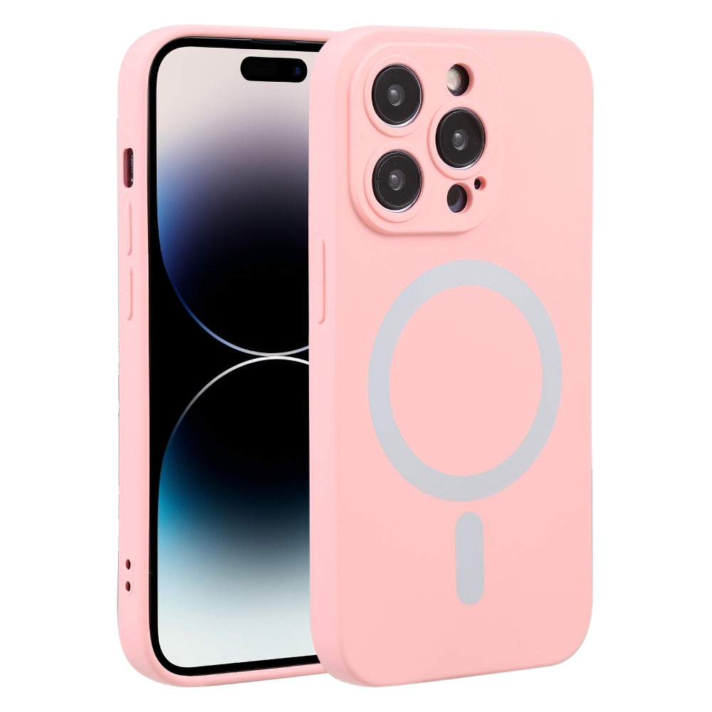 MagSafe futrola za Apple iPhone 15 Pro, OEM, Liquid Silicone, Roze