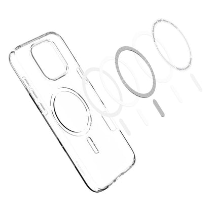 MagSafe Case for Apple iPhone 16 Pro Max, Spigen, Liquid Crystal, Transparent ACS08387 
