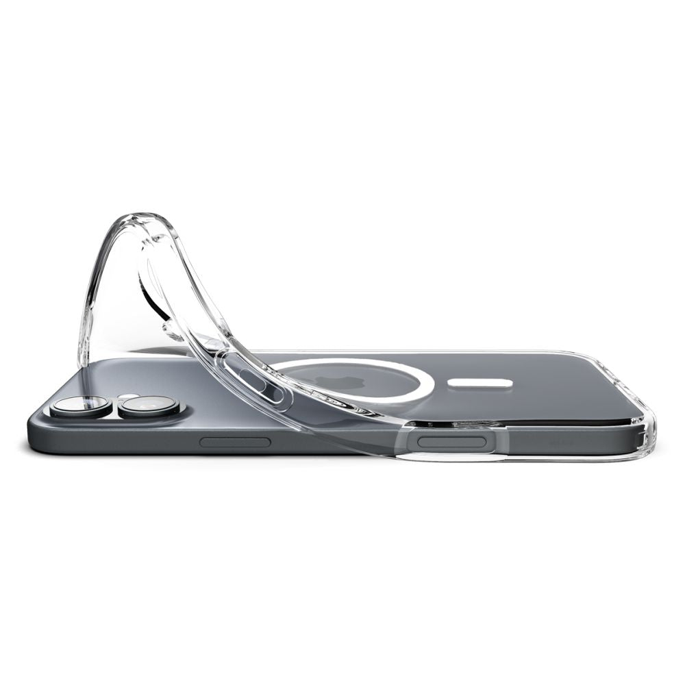 Futrola MagSafe za Apple iPhone 16, Spigen, Liquid Crystal, Prozirna ACS08390