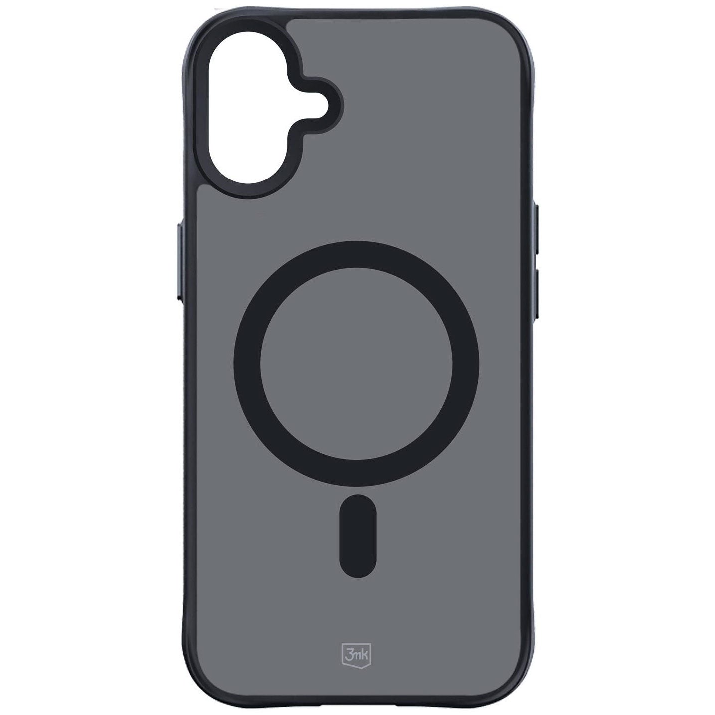 Futrola MagSafe za Apple iPhone 16 Plus, 3MK, Smoke MagCase, Crna