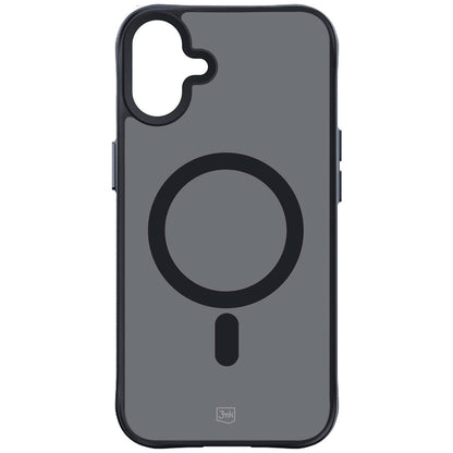Futrola MagSafe za Apple iPhone 16 Plus, 3MK, Smoke MagCase, Crna