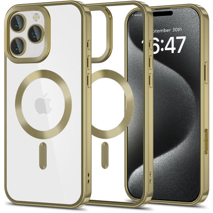 Futrola MagSafe za Apple iPhone 16 Pro Max, Tech-Protect, Magflex Satin, Zlatna