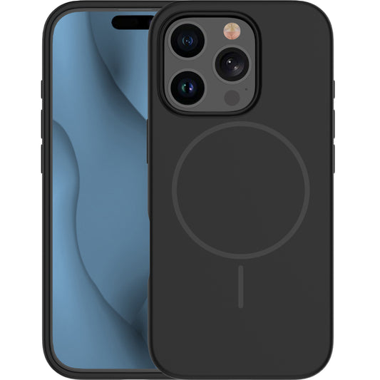 MagSafe futrola za Apple iPhone 15 Pro Max, OEM, Silicone Thin, Crna